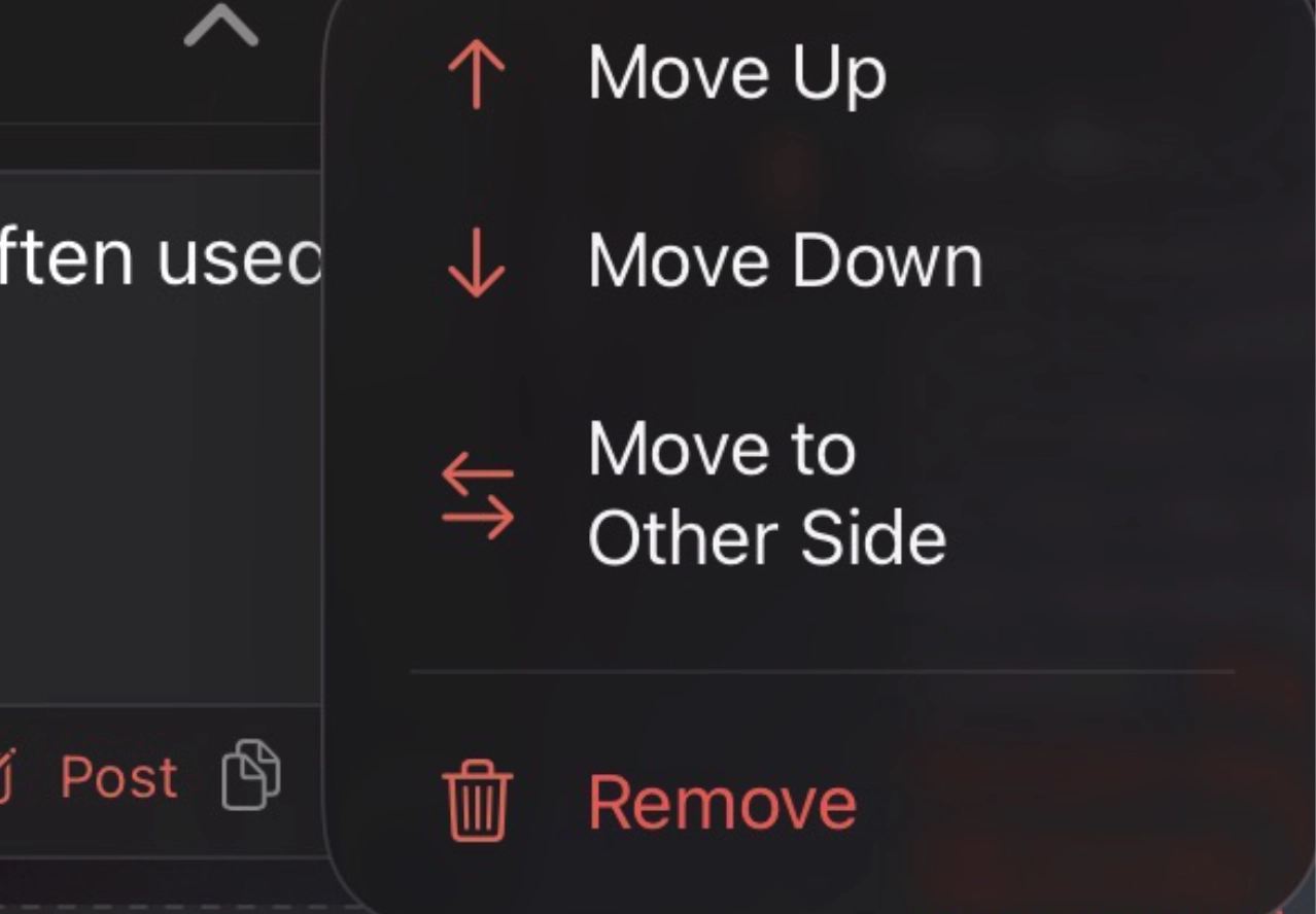 Dark mode feature