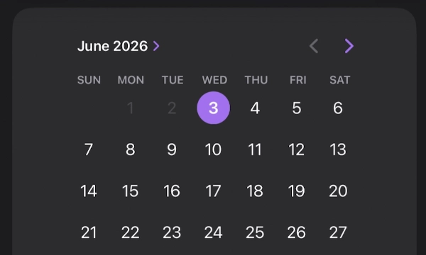 Scheduled posts feature